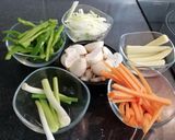 Foto del paso 3 de la receta Pollo en salsa Teriyaki con Noodles de Arroz