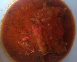 A picture of step 9 of White rice, beans with dried fish stew.
