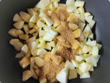 Pasteles de manzana y canela, masa sin gluten