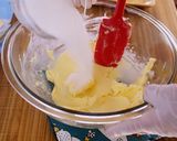 A picture of step 2 of Crunchy Square Butter Cookies with Vegetable Powder.