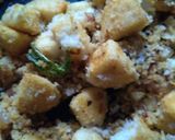 A picture of step 3 of Fried masala idli.