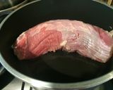 Foto del paso 1 de la receta: Cocina primaveral: Peceto braseado con cerveza en pan pita