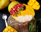 A picture of step 3 of Aamras Sabudana kheer or Mango - Sago Puding.