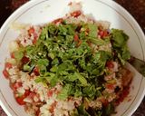 A picture of step 2 of Quinoa salad 🥗.