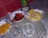 صورة لخطوة 1 من وصفة سلطة فاكهة - Salade de fruit 🍓🍊🍌 🏖🏖