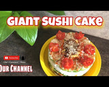 Foto langkah ke 37 dari resep Giant Sushi Cake.