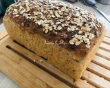 Foto langkah ke 8 dari resep Seedy Sandwich Bread (Roti tawar gandum dan biji2an).