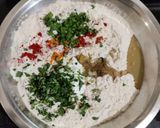 A picture of step 1 of Coriander fanugreek Thepla.