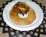Foto del paso 5 de la receta: Lasaña de mole coloradito con pollo y frituras de plátano macho