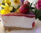 Pas rețetă Cheesecake cu căpșuni! 4 fotografie