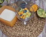 Foto langkah ke 3 dari resep Es Kopyor Kawe plus Selasih, Alpukat dan Mangga.