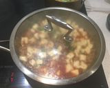 A picture of step 7 of Mapo tofu.