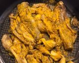 A picture of step 1 of Mirza Ghasemi (Mirza Qasemi)🍆🧄🥫🥚.