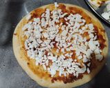 A picture of step 3 of Paneer Pizza.