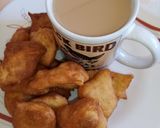 A picture of step 6 of Mandazi.