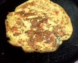 A picture of step 6 of Moong dal Chilla.