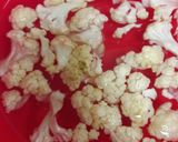 A picture of step 1 of Cauliflower with beans sabji.