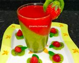 A picture of step 3 of Strawberry Kiwi Mojito.