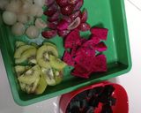 Foto langkah ke 5 dari resep Puding buah tanpa susu.