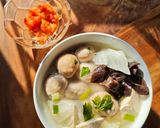 Foto langkah ke 6 dari resep Sup Bakso Tahu Kemerdekaan.