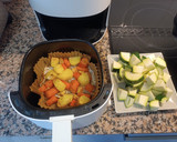 Foto del paso 2 de la receta: Pulpo con puré de verduras (todo en Airfryer)