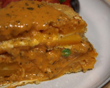 Foto del paso 6 de la receta: San jacobo de calabaza con mozzarella y salsa chimichurri