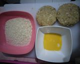 A picture of step 5 of Tempeh and Anchovy Burger.