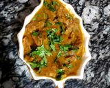 A picture of step 5 of Lajawab gosht.