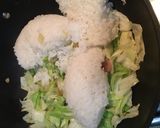 香腸高麗菜飯的食譜步驟2照片