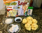Hình bước làm 1 của món Khoai lang kén !