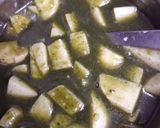 A picture of step 2 of Chutney ke aaloo.