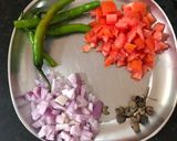 A picture of step 3 of Prawn curry.