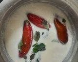 A picture of step 1 of મરચા ની કઢી.
