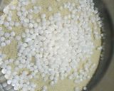 A picture of step 1 of Sama rice dhokla.