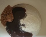 Foto langkah ke 2 dari resep Matcha Cheese Chocolate Pudding.