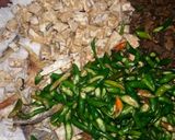 Foto langkah ke 2 dari resep Bothok jamur grigit, tempe dan ikan asin.