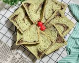 Foto langkah ke 9 dari resep Roti Tawar Pandan Pisang (sourdough).