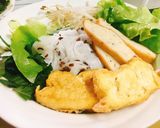 Hình bước làm 2 của món Bánh ướt nấm mèo (chay)