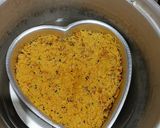 A picture of step 6 of Vermicelli Dhokla.