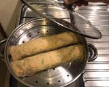 Foto langkah ke 3 dari resep Steam Chicken Beancurd Skin Rolls Diet.