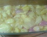 Foto del paso 4 de la receta: Pastel salado con patatas y salchichas de ave