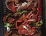 A picture of step 3 of Instant Air Fryer Fajitas.