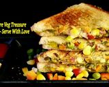 A picture of step 5 of Thousand Island Grilled Salad Sandwich.