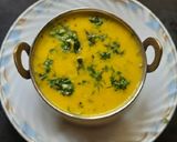 A picture of step 7 of Dahi kadi.