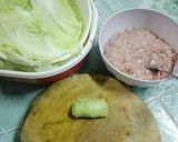 Hình bước làm 1 của món Cải thảo cuộn sốt dầu hào...Trung Hoa
