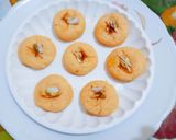 A picture of step 5 of Healthy delicious Kesar Malai peda for Raksha Bandhan special.