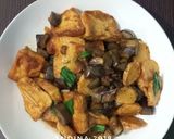 Foto langkah ke 4 dari resep Tahu Campur terong saus Kecap.