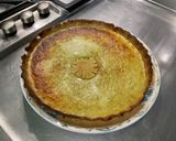 Une image de l'étape 12 de Tarte bananes et pistache.