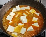 Hình bước làm 3 của món Mapo tofu - Đậu hủ xốt cay