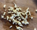 A picture of step 3 of Mushroom Bruschetta.
